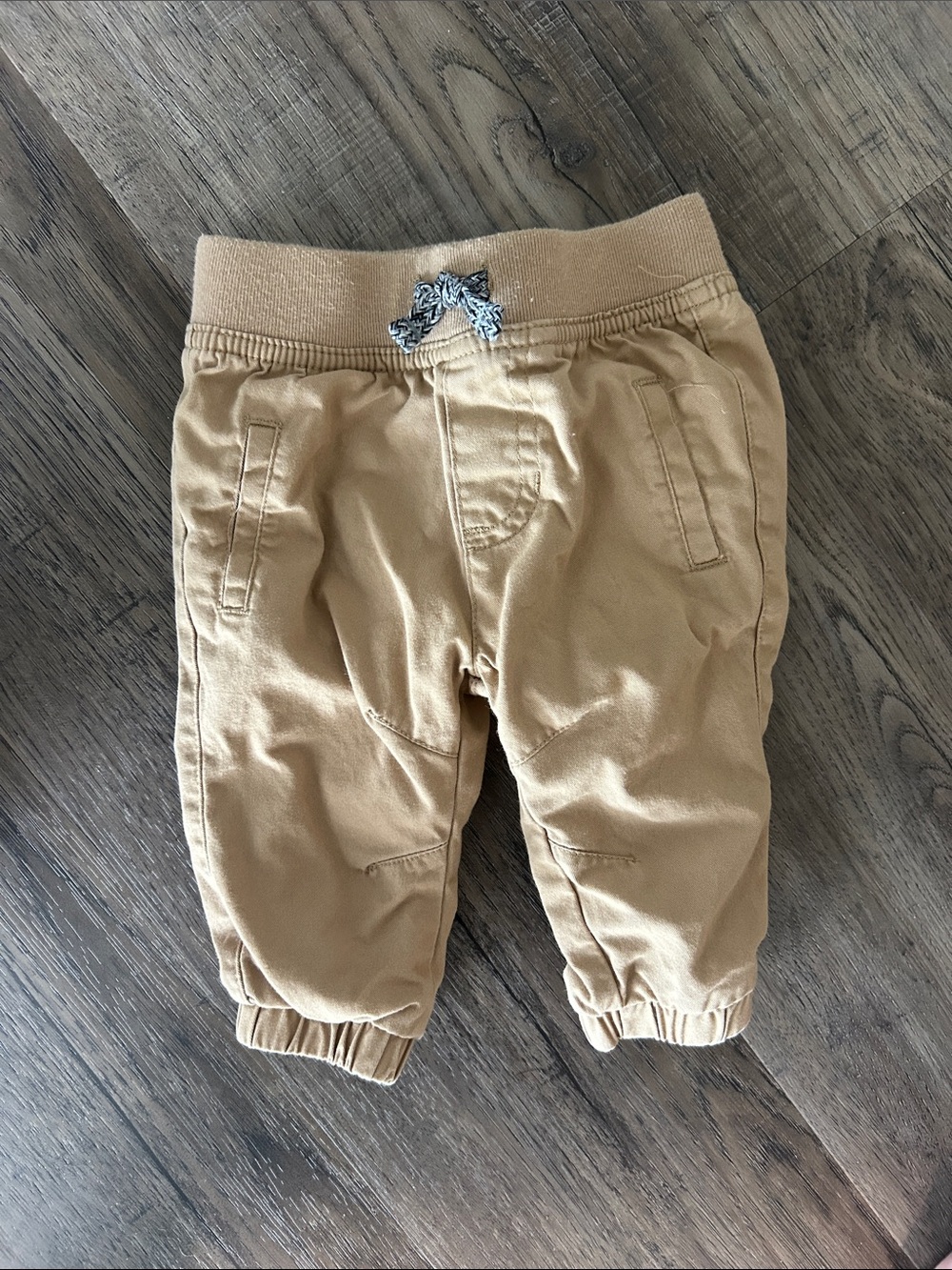 Cat & Jack Tan Elastic-Waist Jogger Pants